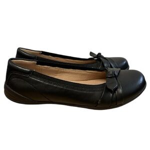 Kim Rogers “Geeves” Black Flats Size 7M